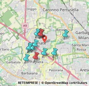 Mappa Via C. Battisti, 20045 Lainate MI, Italia (1.33308)
