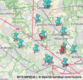 Mappa Via C. Battisti, 20045 Lainate MI, Italia (4.66588)