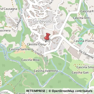 Mappa Via Eugenio Bona, 10, 13817 Sordevolo, Biella (Piemonte)