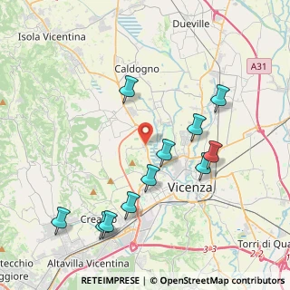 Mappa Strada Maddalene, 36100 Vicenza VI, Italia (4.25636)