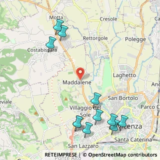 Mappa Strada Maddalene, 36100 Vicenza VI, Italia (2.74273)