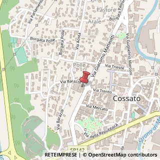 Mappa Via Matteotti Giacomo, 21, 13836 Cossato, Biella (Piemonte)