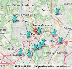 Mappa Via Agostino Novella, 20037 Paderno Dugnano MI, Italia (4.05)