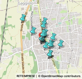 Mappa Via Giacomo Matteotti, 28043 Bellinzago Novarese NO, Italia (0.253)