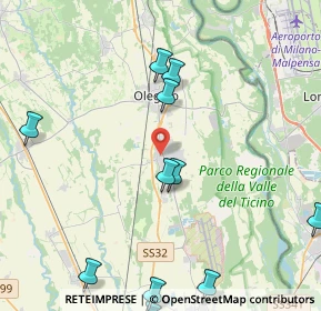 Mappa Via Giacomo Matteotti, 28043 Bellinzago Novarese NO, Italia (5.6525)