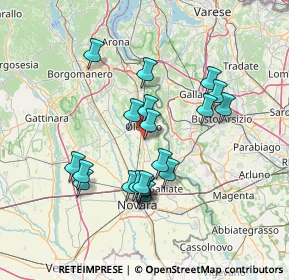 Mappa Via Giacomo Matteotti, 28043 Bellinzago Novarese NO, Italia (12.864)