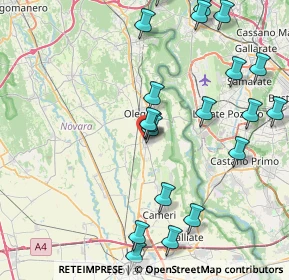 Mappa Via Giacomo Matteotti, 28043 Bellinzago Novarese NO, Italia (9.593)