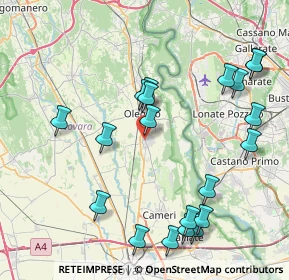 Mappa Via Giacomo Matteotti, 28043 Bellinzago Novarese NO, Italia (9.236)