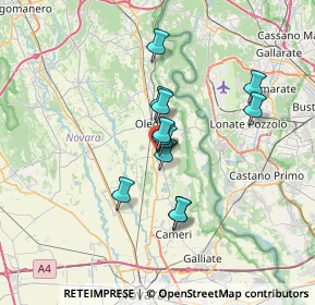 Mappa Via Giacomo Matteotti, 28043 Bellinzago Novarese NO, Italia (4.96583)