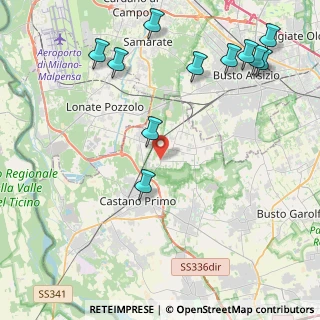 Mappa Via Alessandro Manzoni, 20020 Magnago MI, Italia (5.34)