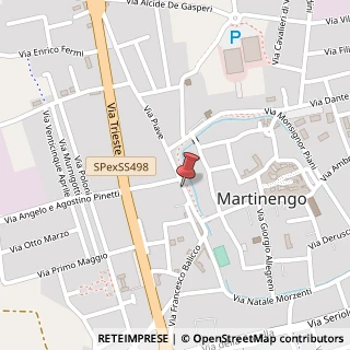Mappa Via Giacomo Matteotti, 10, 24057 Martinengo, Bergamo (Lombardia)