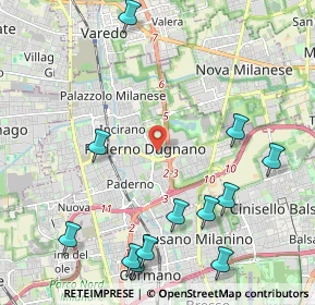 Mappa Dugnano, 20037 Paderno Dugnano MI, Italia (2.65333)