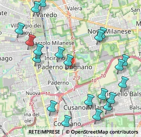 Mappa Dugnano, 20037 Paderno Dugnano MI, Italia (2.555)