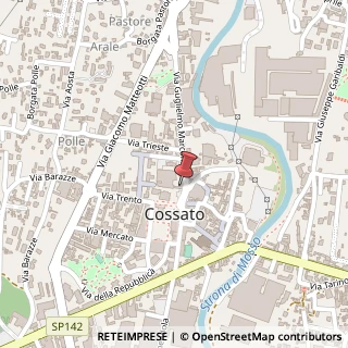 Mappa Via Guglielmo Marconi, 3, 13836 Cossato, Biella (Piemonte)