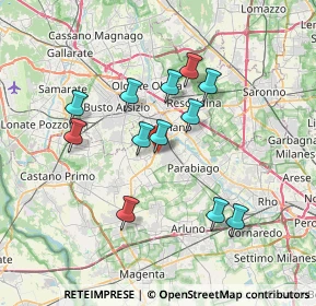 Mappa Via Magenta, 20034 San Giorgio su Legnano MI, Italia (6.29917)