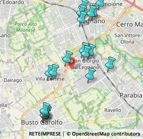 Mappa Via Magenta, 20034 San Giorgio su Legnano MI, Italia (2.19474)