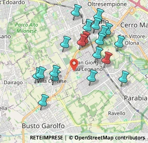 Mappa Via Magenta, 20034 San Giorgio su Legnano MI, Italia (1.882)