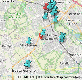 Mappa Via Magenta, 20034 San Giorgio su Legnano MI, Italia (2.358)