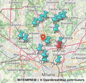 Mappa , 20037 Paderno Dugnano MI, Italia (6.88125)