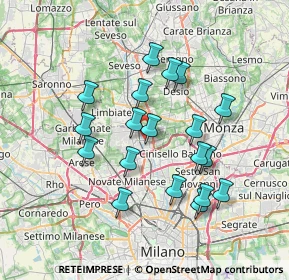 Mappa , 20037 Paderno Dugnano MI, Italia (6.57842)