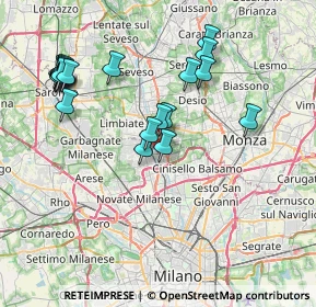 Mappa , 20037 Paderno Dugnano MI, Italia (8.003)