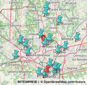 Mappa , 20037 Paderno Dugnano MI, Italia (8.741)
