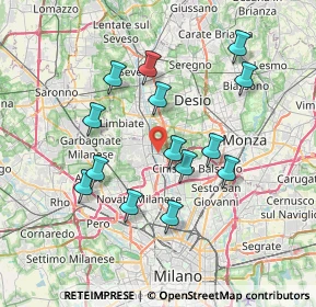 Mappa , 20037 Paderno Dugnano MI, Italia (6.84429)