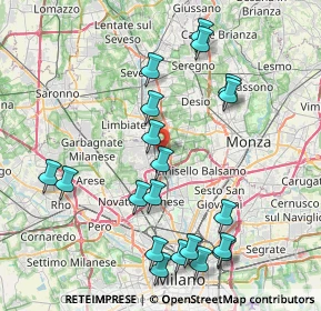 Mappa , 20037 Paderno Dugnano MI, Italia (8.828)