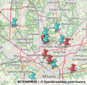 Mappa , 20037 Paderno Dugnano MI, Italia (7.34923)