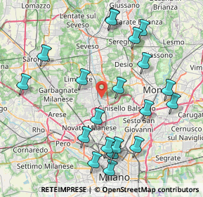 Mappa , 20037 Paderno Dugnano MI, Italia (8.964)