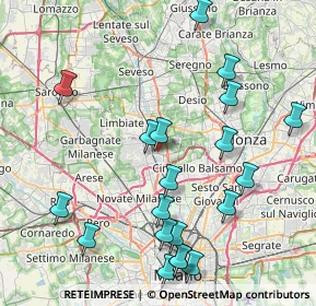 Mappa , 20037 Paderno Dugnano MI, Italia (9.3425)