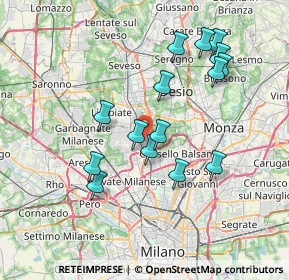 Mappa , 20037 Paderno Dugnano MI, Italia (7.046)