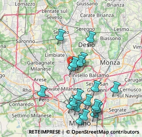 Mappa , 20037 Paderno Dugnano MI, Italia (8.3365)