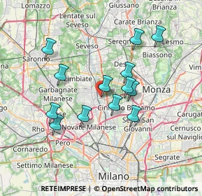 Mappa , 20037 Paderno Dugnano MI, Italia (6.37231)