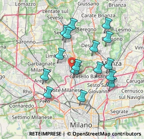 Mappa , 20037 Paderno Dugnano MI, Italia (6.61438)