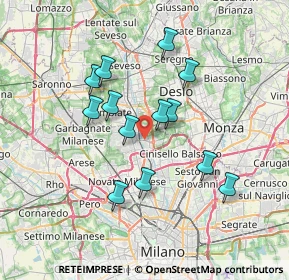 Mappa , 20037 Paderno Dugnano MI, Italia (6.22077)
