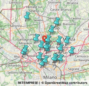Mappa , 20037 Paderno Dugnano MI, Italia (6.3795)