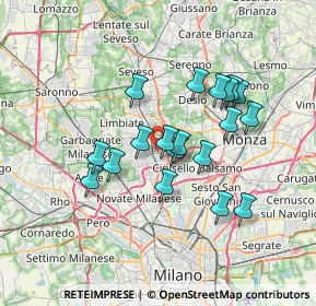 Mappa , 20037 Paderno Dugnano MI, Italia (5.97842)