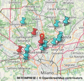 Mappa , 20037 Paderno Dugnano MI, Italia (6.39222)