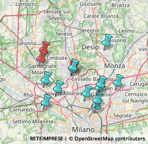 Mappa , 20037 Paderno Dugnano MI, Italia (6.89357)