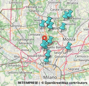 Mappa , 20037 Paderno Dugnano MI, Italia (6.00462)