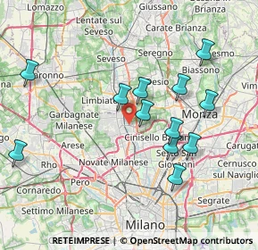 Mappa , 20037 Paderno Dugnano MI, Italia (7.47583)