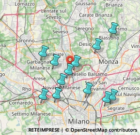 Mappa , 20037 Paderno Dugnano MI, Italia (7.23583)