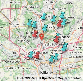Mappa , 20037 Paderno Dugnano MI, Italia (7.18824)