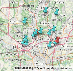 Mappa , 20037 Paderno Dugnano MI, Italia (6.43643)