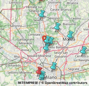 Mappa , 20037 Paderno Dugnano MI, Italia (8.81667)