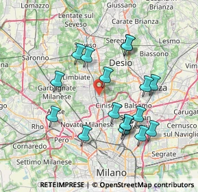 Mappa , 20037 Paderno Dugnano MI, Italia (7.14941)