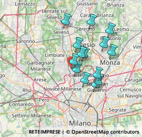 Mappa , 20037 Paderno Dugnano MI, Italia (5.76214)