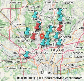 Mappa , 20037 Paderno Dugnano MI, Italia (5.44059)