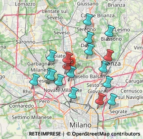 Mappa , 20037 Paderno Dugnano MI, Italia (6.60722)